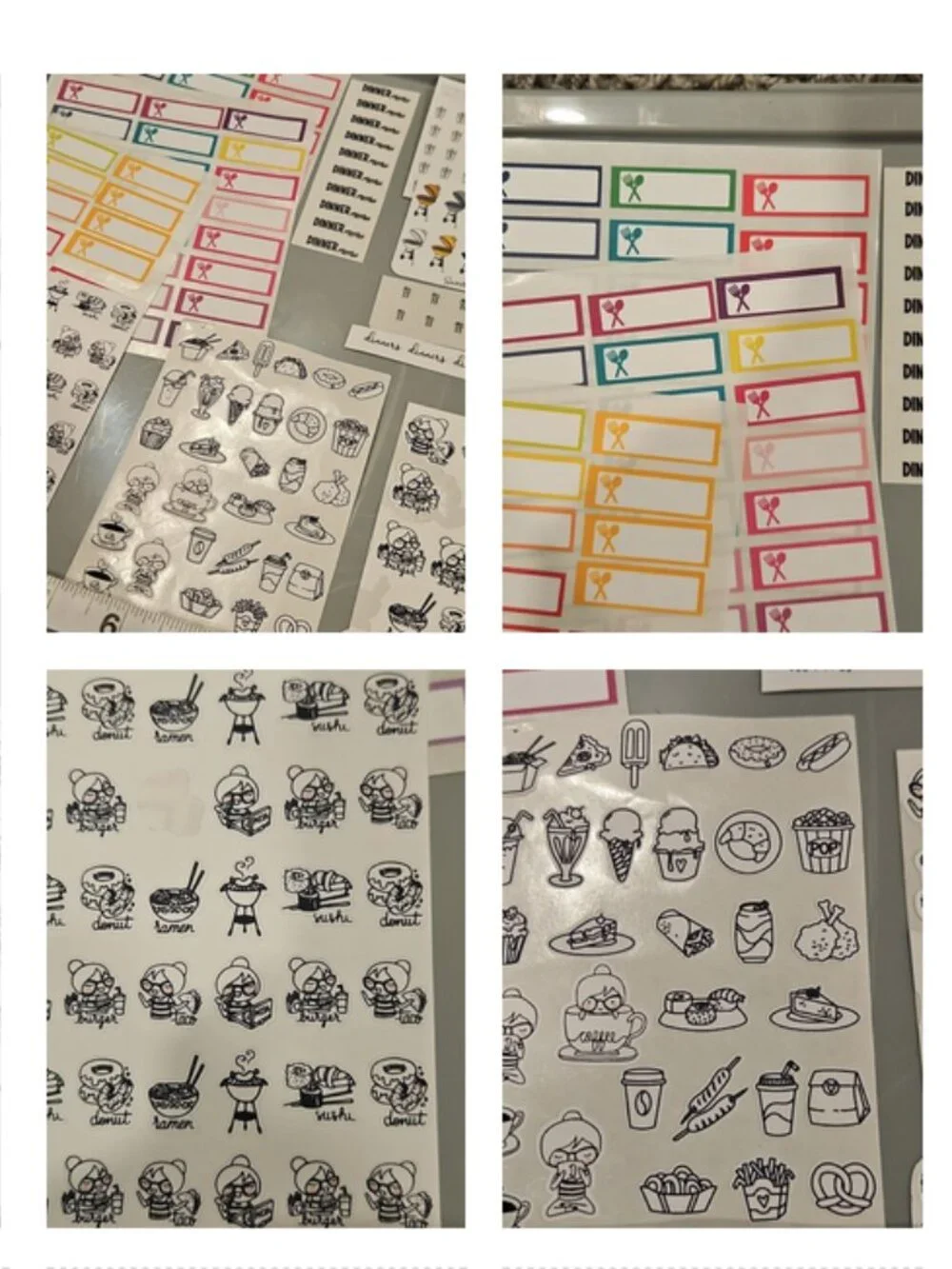 Massive Planner Sticker Lot Thousands of Stickers + Happy Planner Book